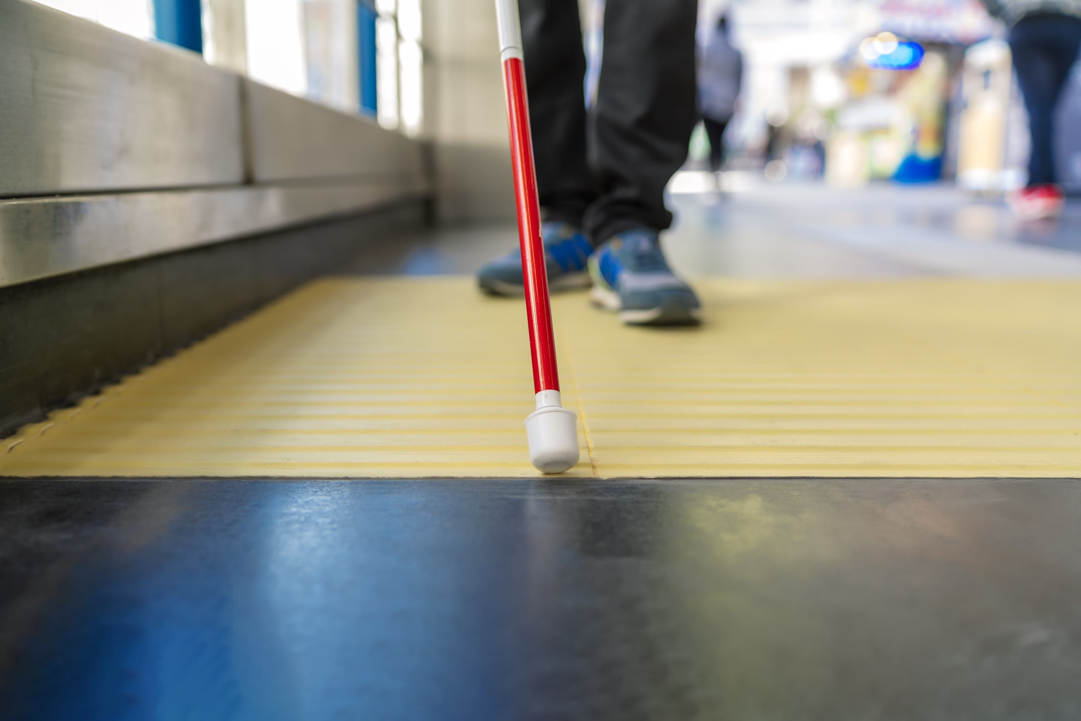 We provide etiquette on proper use of a cane